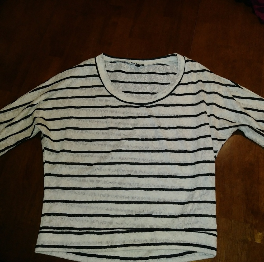 Lace long sleeve shirt